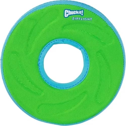 Chuckit! Amphibious ZipFlight Floating and Flying Disc Dog Toy, Medium (8.5") 12-Pack | Floats & Flies for Long-Distance Fetch thumbnail 1