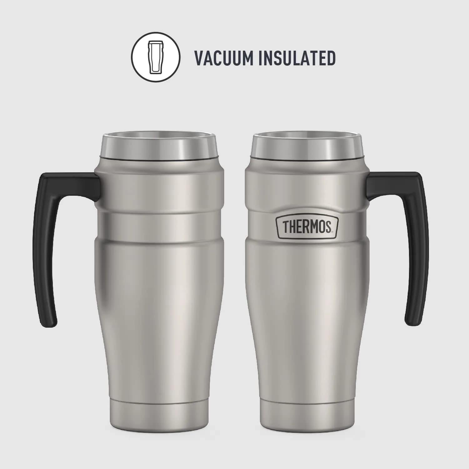 THERMOS Stainless King 16oz Travel Tumbler - Matte Stainless Steel, 4-Pack - view 2