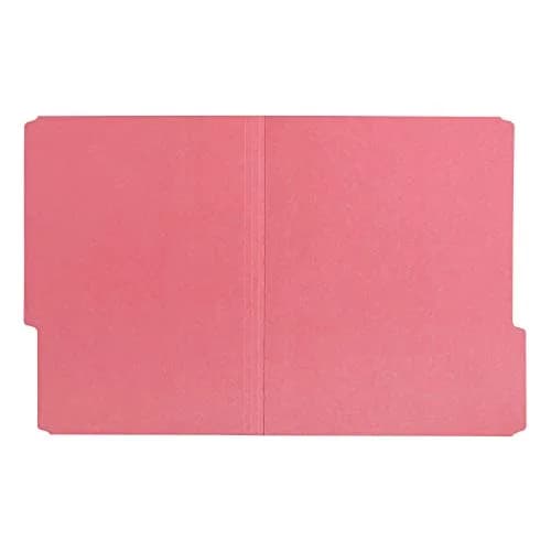 Amazon Basics File Folders, Letter Size, 1/3 Cut Tab, Red, 360 Pack | Durable Red Covers with Lighter Interiors thumbnail 3