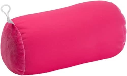 Wolf Essentials Microbead Bolster Tube Travel Pillow | Compact Neck Roll Support for Airplane, Car, or Home - Pink (Pack of 10) thumbnail 1