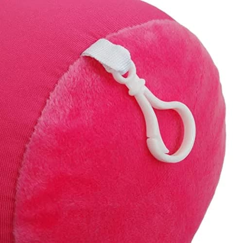 Wolf Essentials Microbead Bolster Tube Travel Pillow | Compact Neck Roll Support for Airplane, Car, or Home - Pink (Pack of 10) thumbnail 5