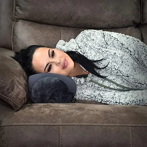 Wolf Essentials Microbead Bolster Tube Travel Pillow | Compact Neck Roll Support for Airplane, Car, or Home - Pink (Pack of 10) thumbnail 8