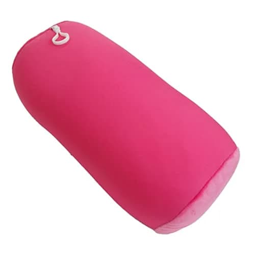 Wolf Essentials Microbead Bolster Tube Travel Pillow | Compact Neck Roll Support for Airplane, Car, or Home - Pink (Pack of 10) thumbnail 3