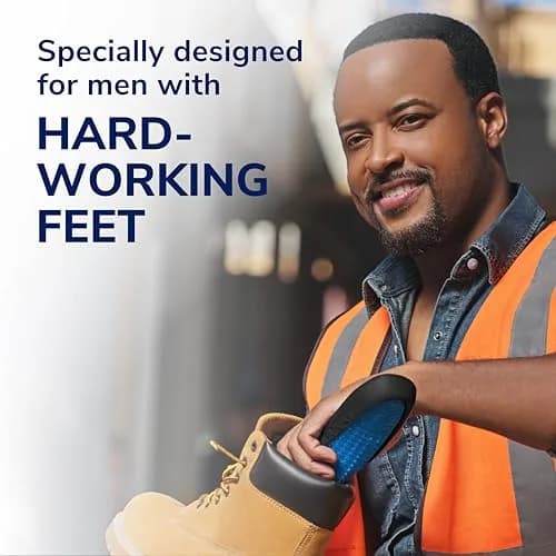 Dr. Scholl's Work All-Day Insoles for Men 12-Pair Pack | Clinically Proven Shock Absorption & Arch Support thumbnail 2