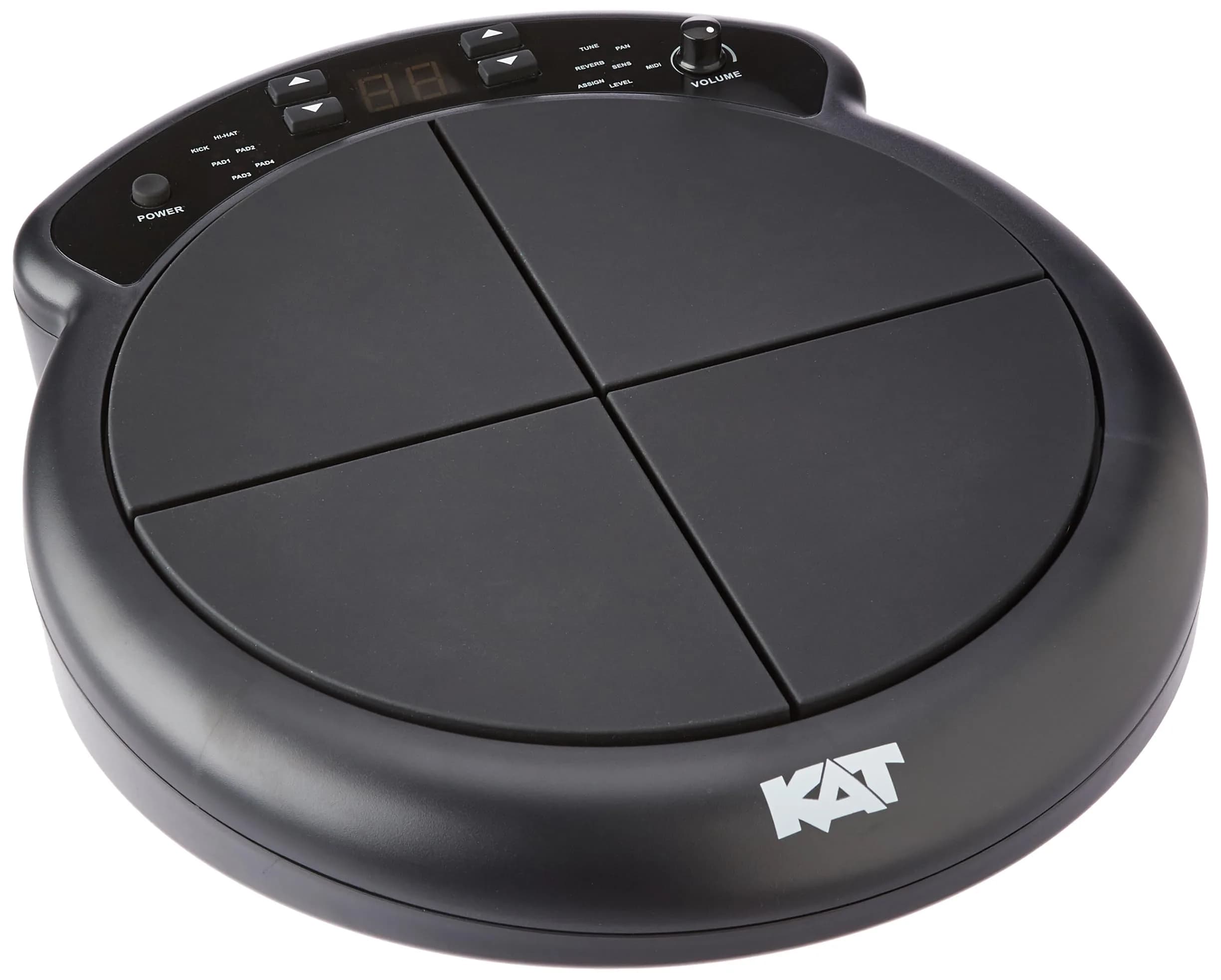 KAT Percussion KTMP1 Electronic Drum and Percussion Pad Sound Module, Black (Pack of 4) | 4 Velocity-Sensitive Pads - view 2