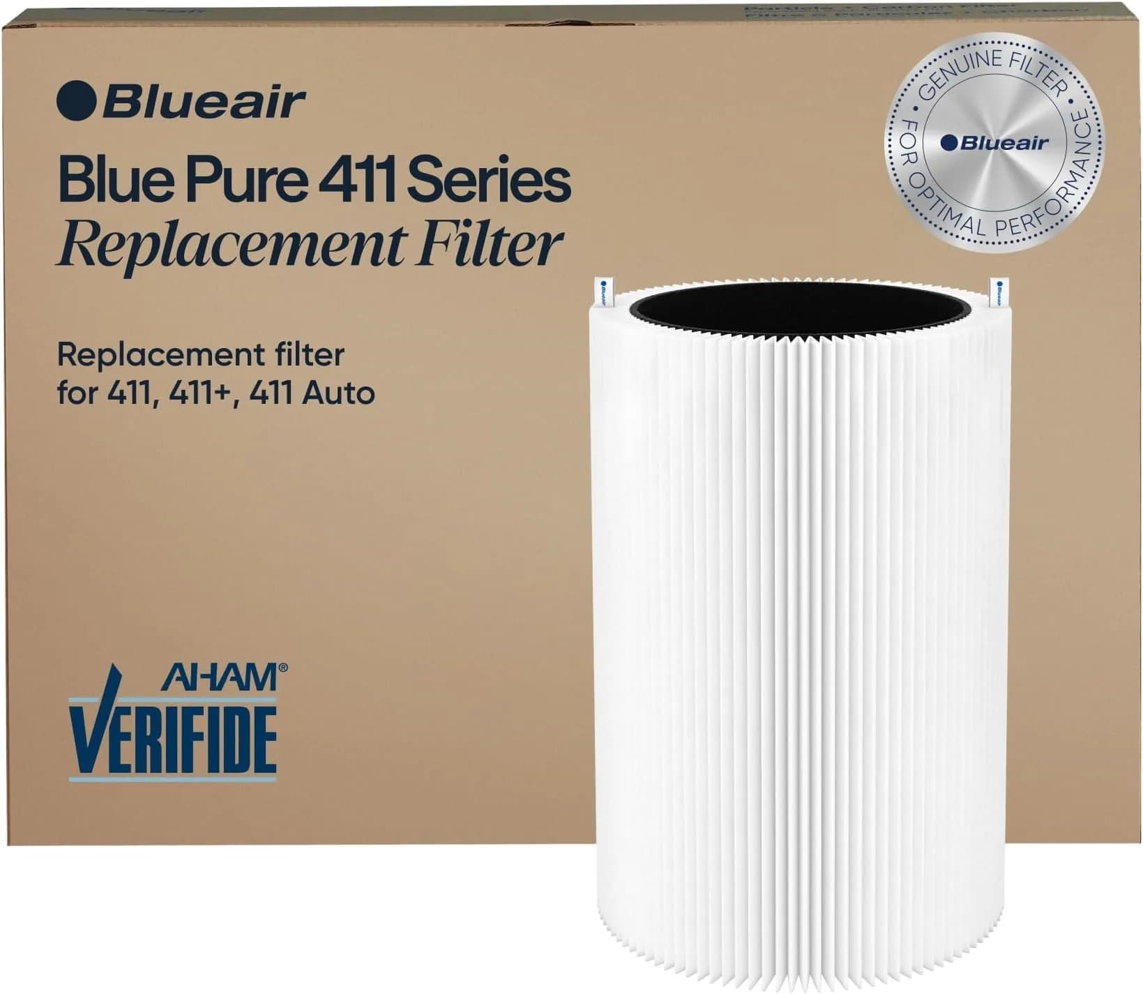 Blueair Blue Pure 411 Series AllergenBlock Filter Pack of 11 | Genuine Replacement for 411, 411+ and 411Auto Air Purifiers - main product image
