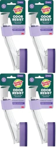Scotch-Brite Odor Resist Non-Scratch Soap Control Dishwand (Pack of 4, Blue) | America's #1 Selling Dishwand Brand thumbnail 1