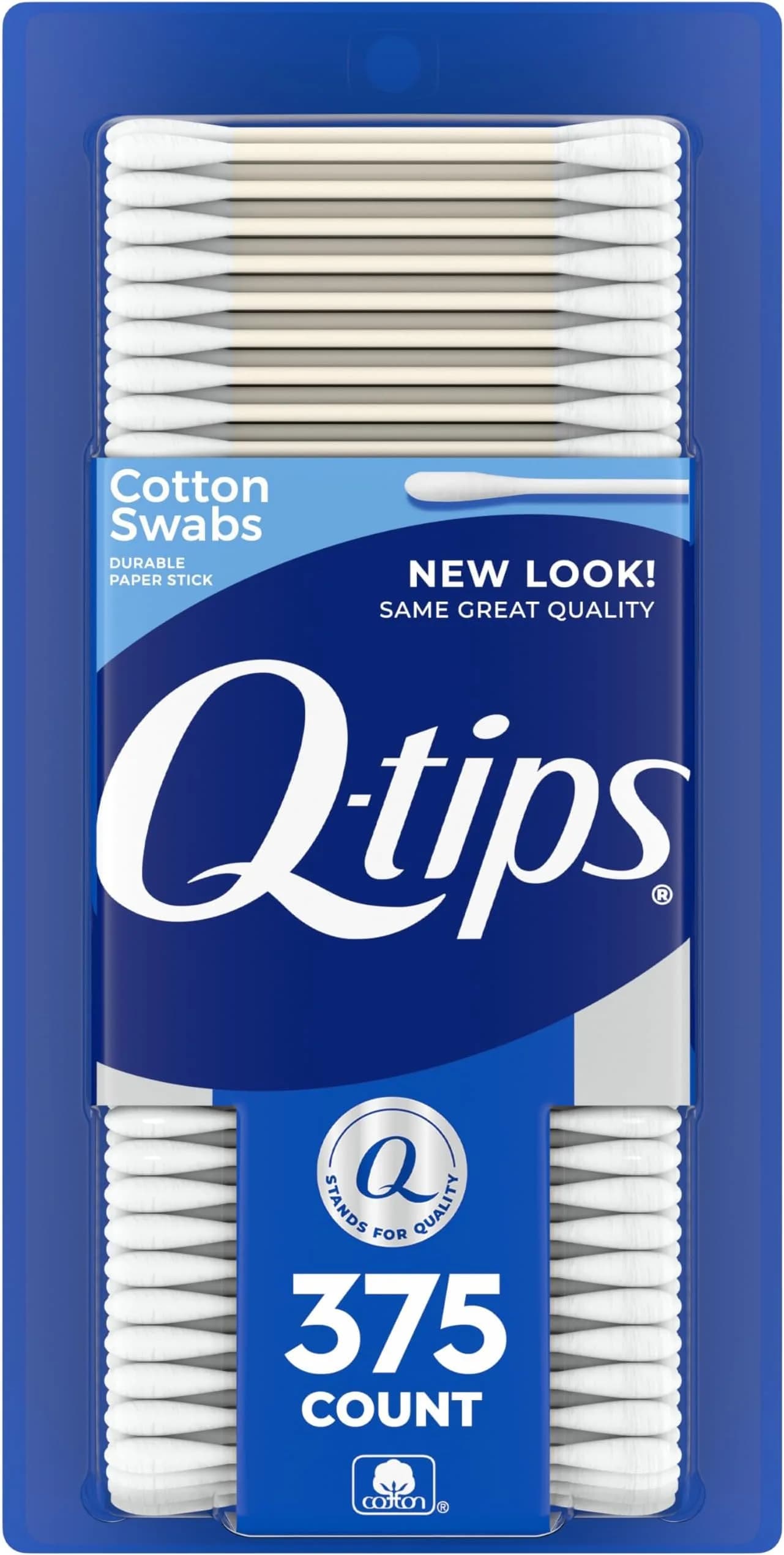 Q-tips Cotton Swabs 375 Count | 100% Cotton, Gentle & Versatile (70-120 chars)