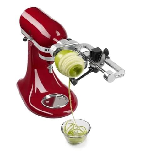 KitchenAid KSM1APC Fruit and Vegetable Spiralizer Attachment with 5 Blades, 2.0 kg (4.4 lb) | Premium Metal Construction for Stand Mixers thumbnail 4