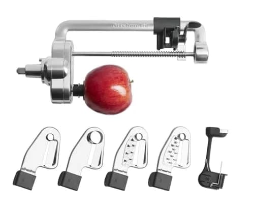 KitchenAid KSM1APC Fruit and Vegetable Spiralizer Attachment with 5 Blades, 2.0 kg (4.4 lb) | Premium Metal Construction for Stand Mixers thumbnail 3