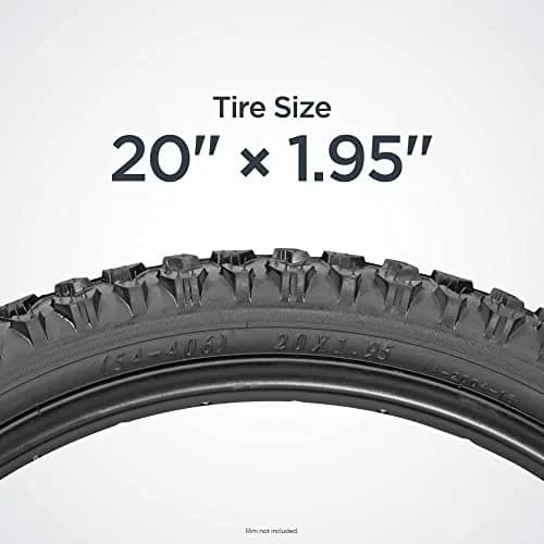 Schwinn Replacement Bike Tire 20" x 1.95" | Wide & Blocky Knobs for Mountain Trails thumbnail 3