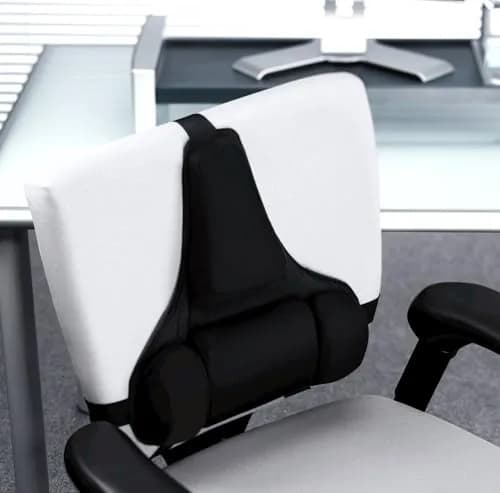 Fellowes Professional Series Back Support, Black | Mid Spinal & Lumbar Support for Chairs (Pack of 2) thumbnail 5