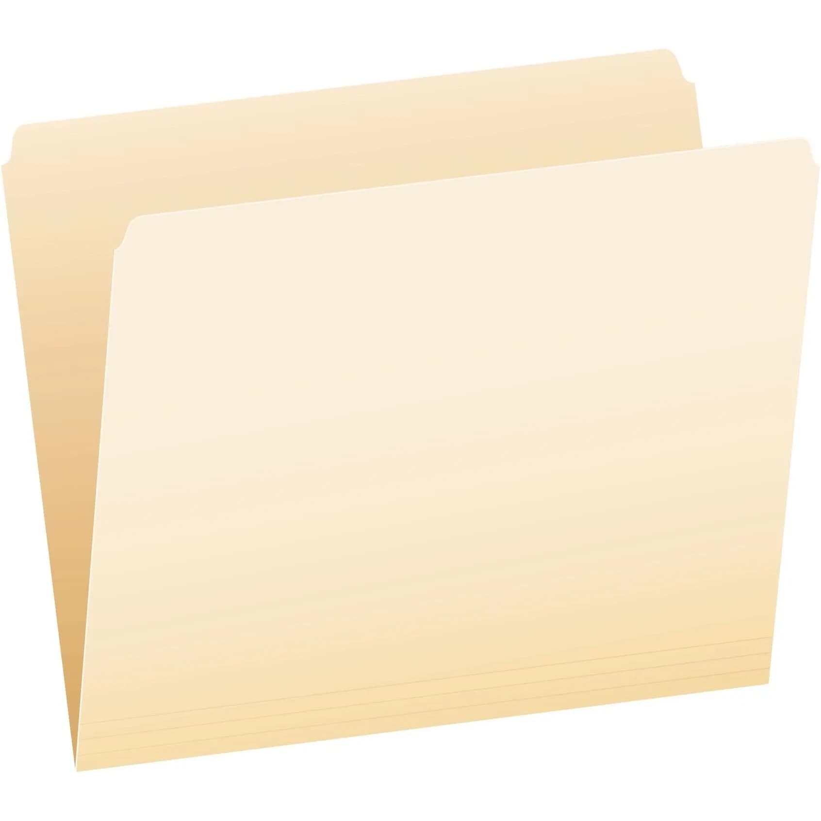 Pendaflex Manila File Folders, Straight Cut Top Tab, Letter Size, 500 Count | USA Imported, Duties Included - main product image