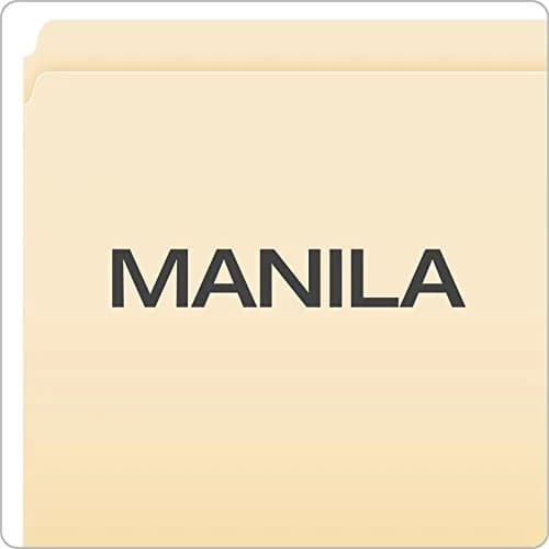 Pendaflex Manila File Folders, Straight Cut Top Tab, Letter Size, 500 Count | USA Imported, Duties Included thumbnail 3