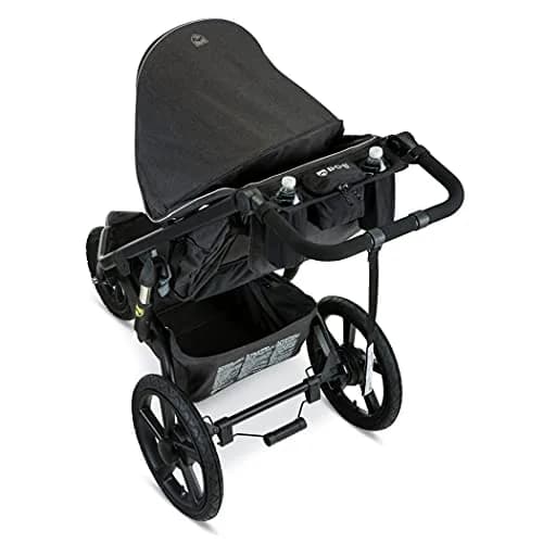 BOB Gear Handlebar Console for Single Jogging Strollers | 1 Pack of 3 Water-Resistant Cup Holders & Zippered Pocket thumbnail 3
