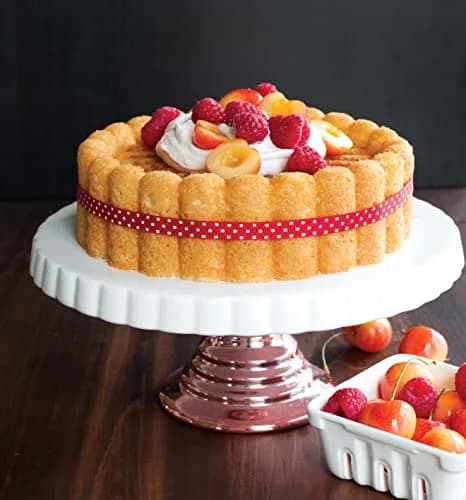 Nordic Ware Charlotte Cake Pan, 6-Cup/1.4 Liters (Pack of 3) | Cast Aluminum Bundt Pan for Even Browning thumbnail 4