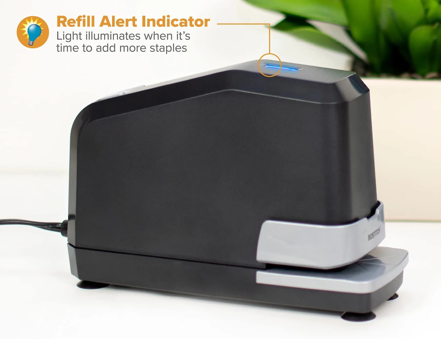 Bostitch Impulse Drive Electric Stapler 30 Sheet Capacity, Pack of 6 | No-Jam Technology - view 6