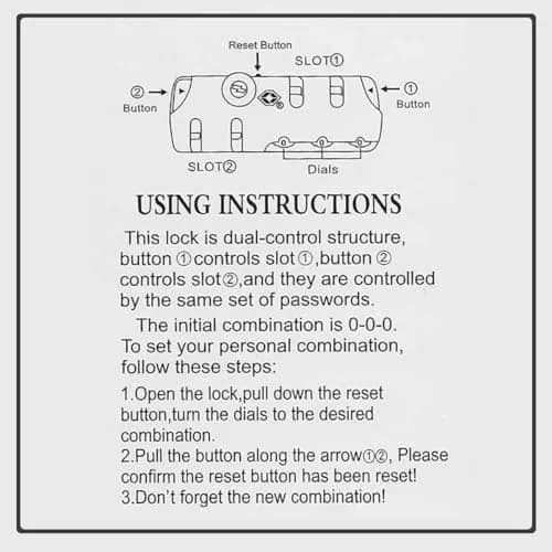 BARDOLPH Double Layer Lockable Money Bag with Zipper and 3-Digit Code Lock, Small (24cm x 16cm x 3cm) | Secure Cash and Document Transport thumbnail 5
