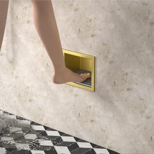 Bernkot Shower Niche, Wall Shower Stool Niche for Bathroom | Rust-Resistant 304 Stainless Steel Recessed Shelf (4.8'' x 6'') thumbnail 1