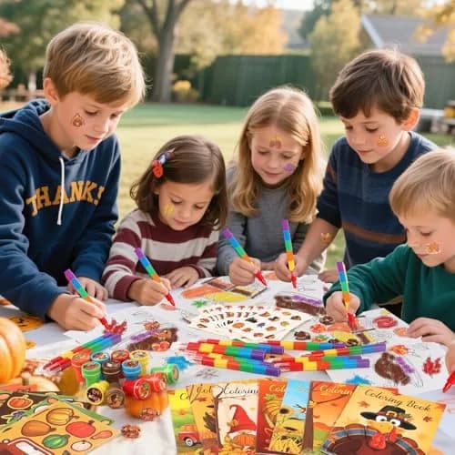 BenLouis Thanksgiving Party Favors Classroom Prizes for Kids | Fall Celebration Assortment thumbnail 6