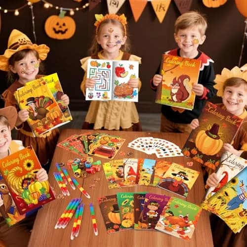 BenLouis Thanksgiving Party Favors Classroom Prizes for Kids | Fall Celebration Assortment thumbnail 7