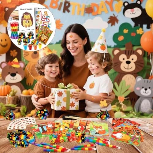 BenLouis Fall Party Favors Classroom Prizes for Kids | 168pcs Assorted Thanksgiving Gifts thumbnail 7