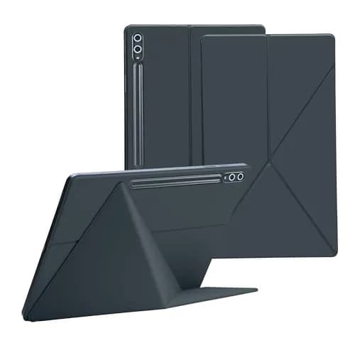 GUODONGMEI Magnetic Case for Samsung Galaxy Tab S10 Ultra / S9 Ultra 14.6-Inch, Grey | Auto Sleep Wake Folio Stand with S-Pen Holder thumbnail 1