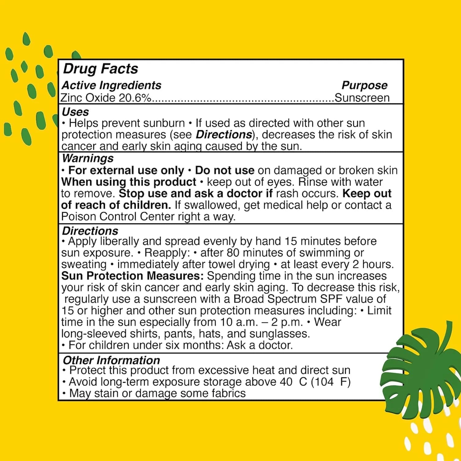 Hello Bello Mineral Body Sunscreen Stick SPF 30, Water Resistant & Reef Friendly (1.5 oz / 42.5 g) - view 4
