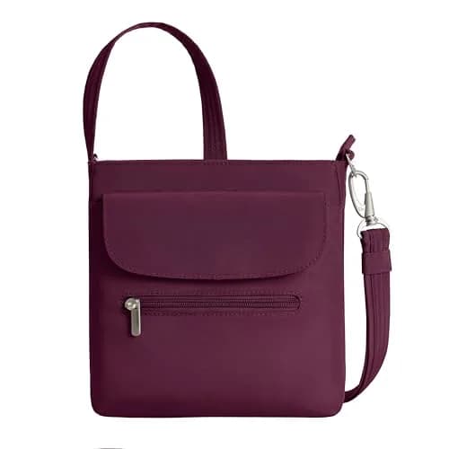 Travelon Anti-Theft Classic Mini Shoulder Bag | RFID Blocking & Slash-Resistant thumbnail 1
