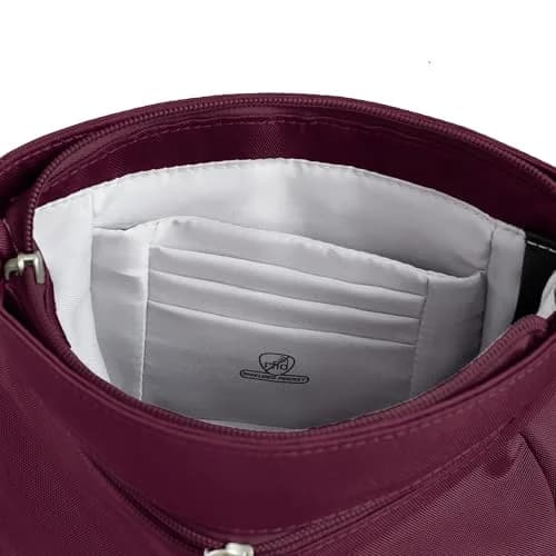 Travelon Anti-Theft Classic Mini Shoulder Bag | RFID Blocking & Slash-Resistant thumbnail 8