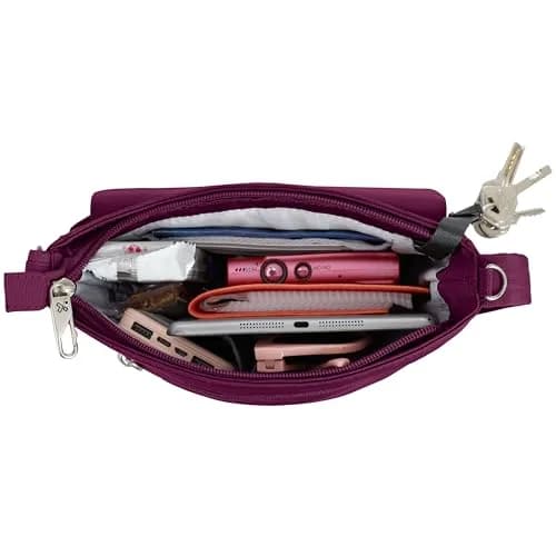 Travelon Anti-Theft Classic Mini Shoulder Bag | RFID Blocking & Slash-Resistant thumbnail 9