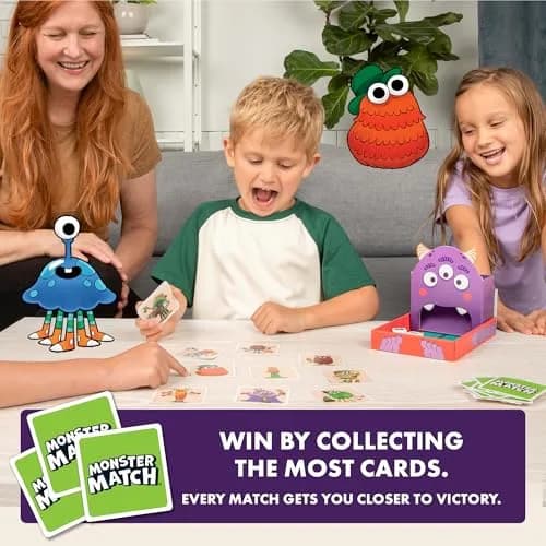 Exploding Kittens Monster Match Kids Matching Game | 2-6 Players, Ages 4+ | Fun Family Card Game thumbnail 5