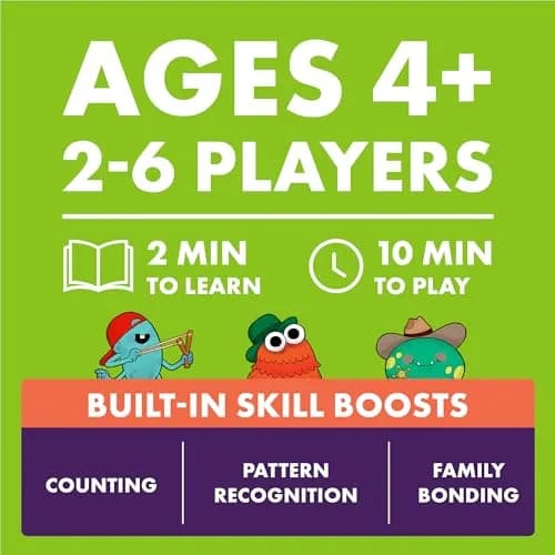 Exploding Kittens Monster Match Kids Matching Game | 2-6 Players, Ages 4+ | Fun Family Card Game thumbnail 9