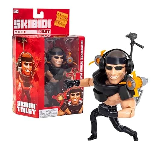 Skibidi Toilet Deluxe Figure Series 2 - 6" Collectible Action Toy, YouTube Animation Sensation thumbnail 1
