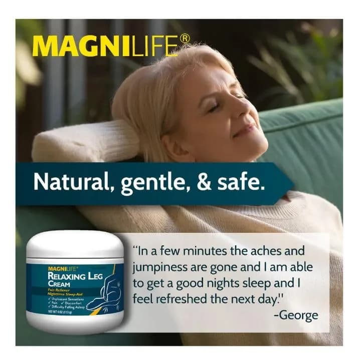 MagniLife Relaxing Leg Cream 4 Oz | Fast-Absorbing Lavender & Magnesium Nighttime Moisturizer thumbnail 6