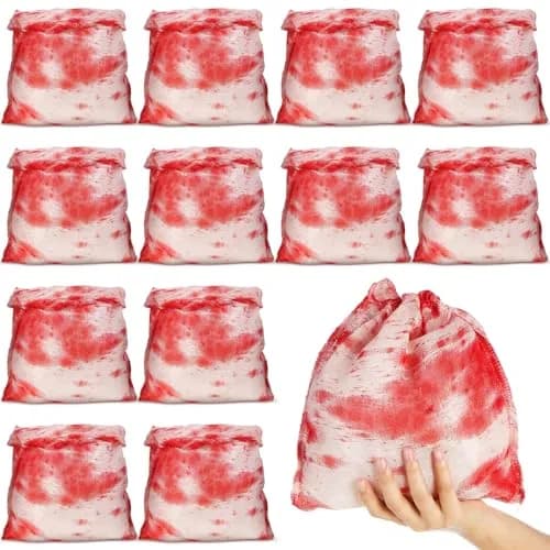Arrowbash Halloween Bloody Drawstring Treat Bags 30 x 25 cm (12 x 10 in) | Spooky Horror Design thumbnail 1
