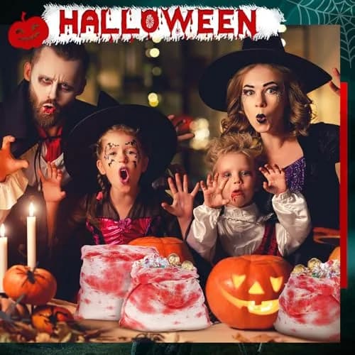 Arrowbash Halloween Bloody Drawstring Treat Bags 30 x 25 cm (12 x 10 in) | Spooky Horror Design thumbnail 7