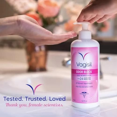 Vagisil Hypoallergenic Skin Cleaning Agent 1 L (33.8 Fl Oz) | Gynecologist Tested Odor Block thumbnail 6