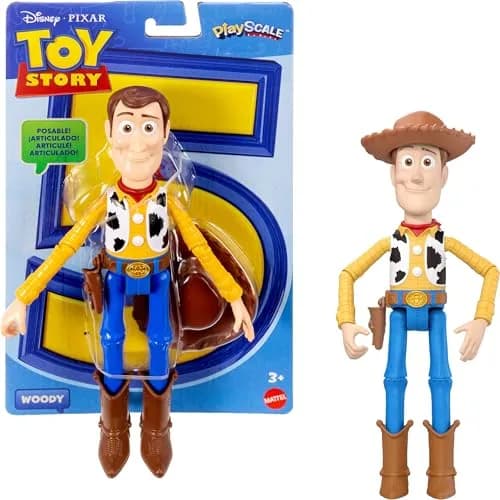 Mattel Disney Pixar Toy Story 5 Woody Action Figure 17.8cm (7in) | Movie-Accurate Design with 8+ Posable Joints thumbnail 1