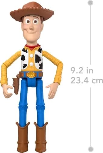 Mattel Disney Pixar Toy Story 5 Woody Action Figure 17.8cm (7in) | Movie-Accurate Design with 8+ Posable Joints thumbnail 5