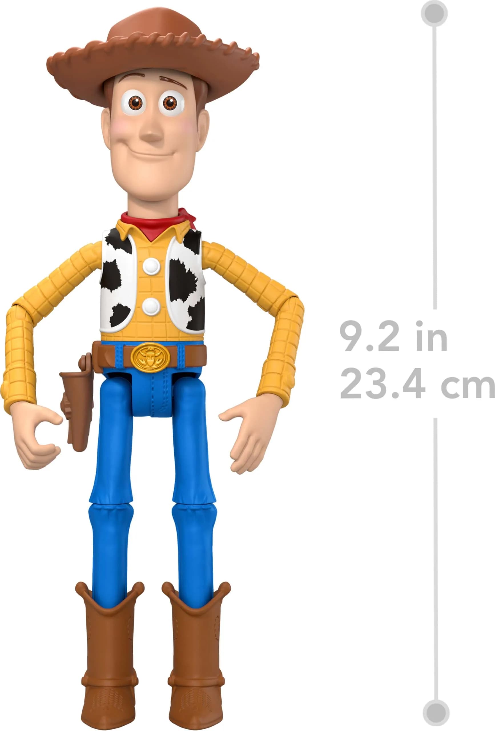 Mattel Disney Pixar Toy Story 5 Woody Action Figure 17.8cm (7in) | Movie-Accurate Design with 8+ Posable Joints - view 5