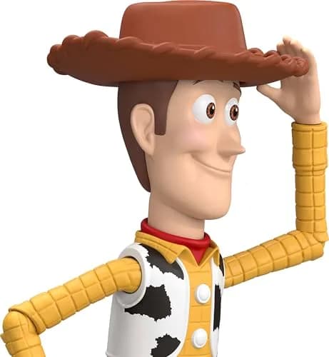 Mattel Disney Pixar Toy Story 5 Woody Action Figure 17.8cm (7in) | Movie-Accurate Design with 8+ Posable Joints thumbnail 3