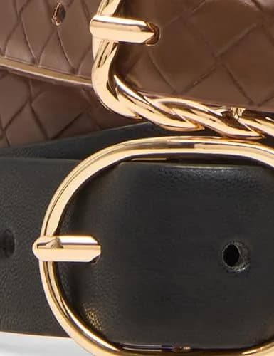 Anne Klein Belts Classic 2 for 1 Pant Belt Large | Elegant, Adjustable, Polyurethane, 42.5 inches thumbnail 2