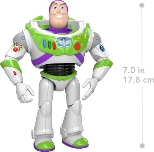 Mattel Disney and Pixar Toy Story 5 Buzz Lightyear Action Figure 17.78cm (7 inches) | ASTM-Tested for Safe Play thumbnail 5