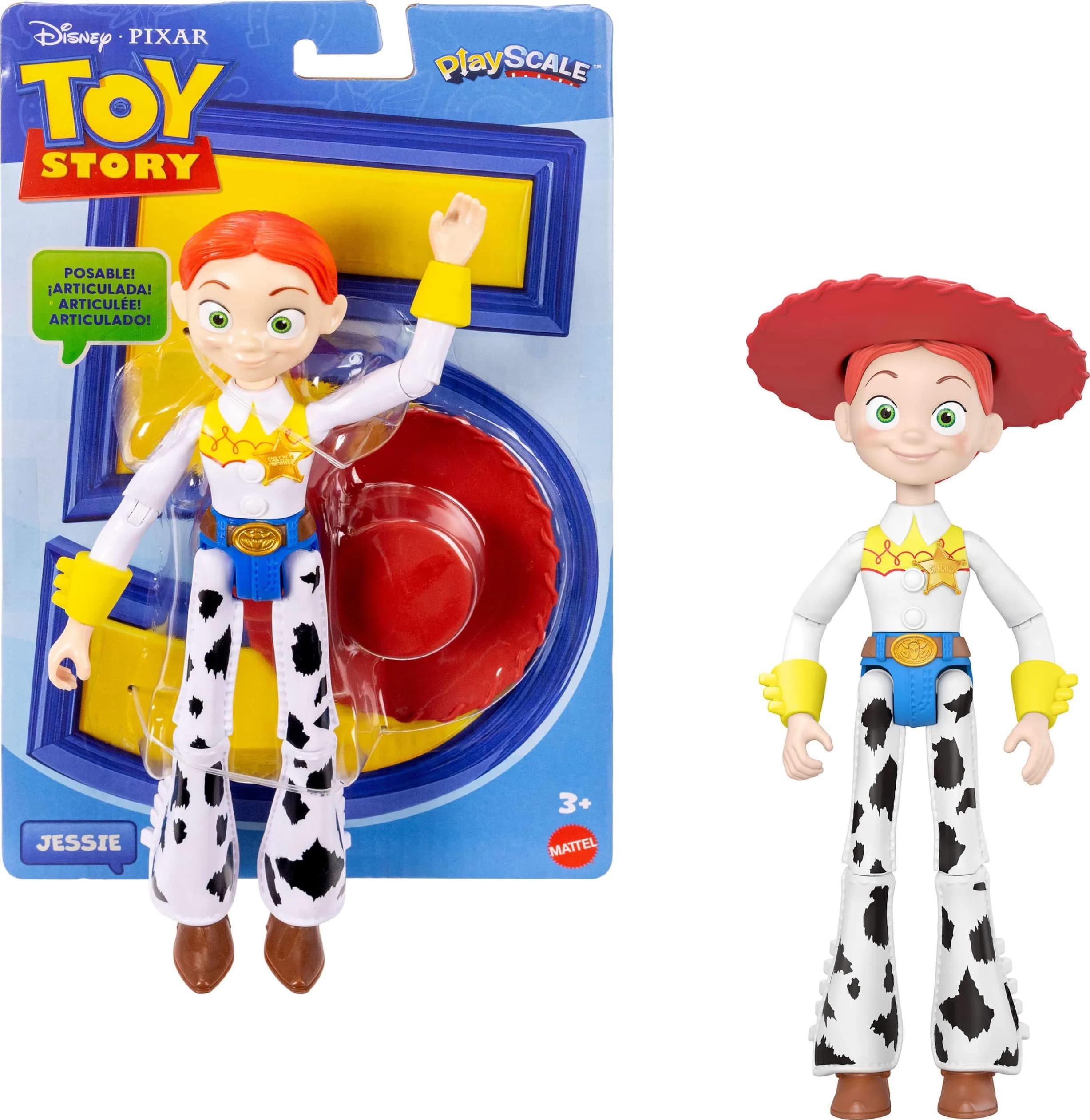 Mattel Disney and Pixar Toy Story 5 Buzz Lightyear Action Figure 17.78cm (7 inches) | ASTM-Tested for Safe Play — Jessie