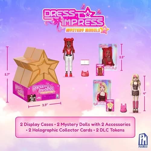 PhatMojo Dress to Impress Mystery Model Minifigure 2-Pack 10 cm (4 Inches) | Officially Licensed Collectible Toy thumbnail 4