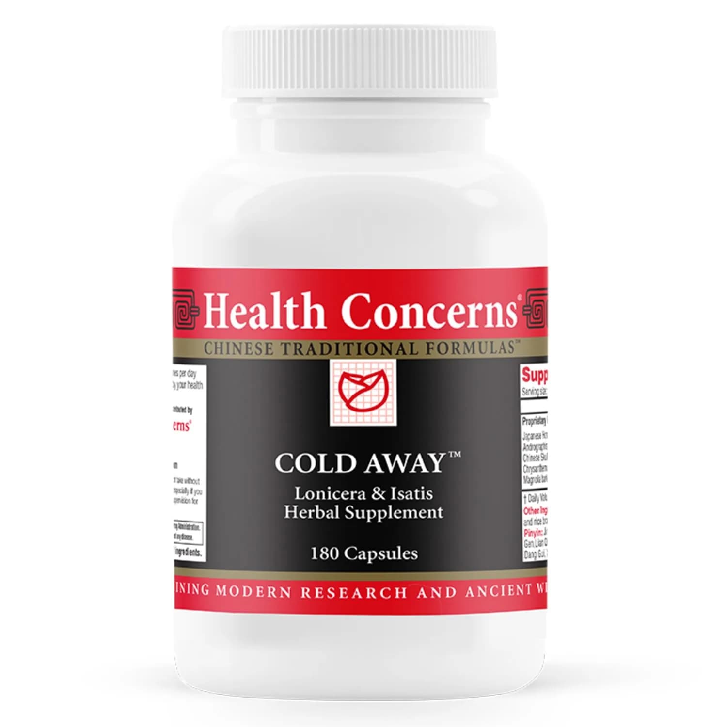 Health Concerns Cold Away - Immune Support Supplement - Chinese Medicine Capsules for Immunity & Cold Prevention - 180 Capsules — Capsule