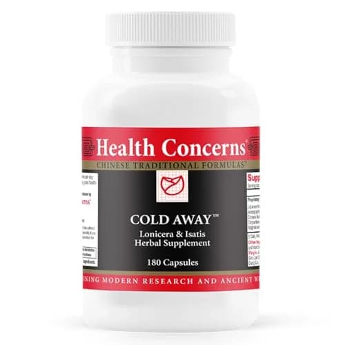 Health Concerns Cold Away - Immune Support Supplement - Chinese Medicine Capsules for Immunity & Cold Prevention - 180 Capsules thumbnail 1
