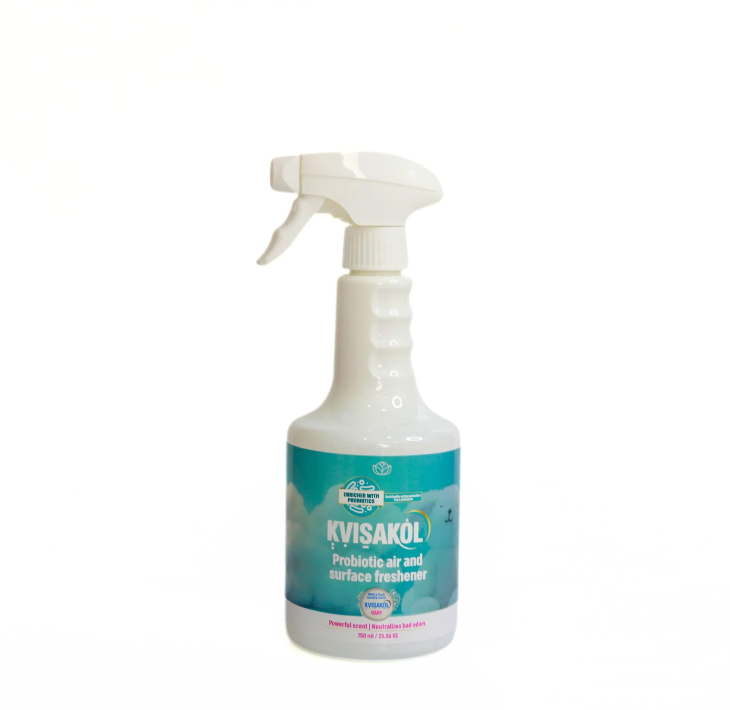 FAUAID KVISAKOL Laundry Fabric Freshener 750ml | Baby Fragrance with Floral Scent