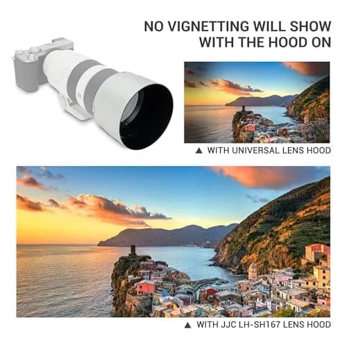 JJC ALC-SH167 Lens Hood Shade for Sony FE 70-200mm F2.8 GM OSS II Lens with 77mm Filter Access | Reversible Bayonet Mount thumbnail 5